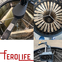 Медогонка комбинированная хордиально-радиальная 3/24 с ручным приводом пластик 680Ф - купить по выгодной цене в интернет-магазин Феролайф