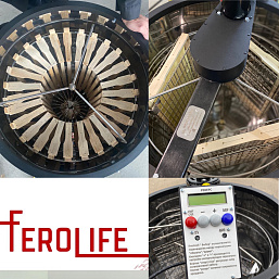 Медогонка комбинированная хордиально-радиальная 3/24 с электро приводом КЭЭ 12В кран пластик 695Ф - купить по выгодной цене в интернет-магазин Феролайф