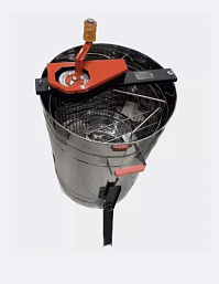 Медогонка 2-х рамочная оборотная, на ножках, Катюша, привод ручной ременный РР, кран пластик, 2_К_РР_П - купить по выгодной цене в интернет-магазин Феролайф